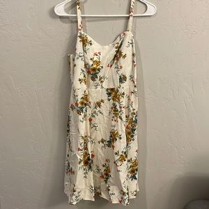 White flower Okd Navy dress